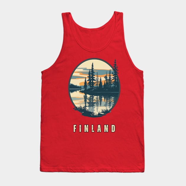 Finland Tank Top by Mary_Momerwids